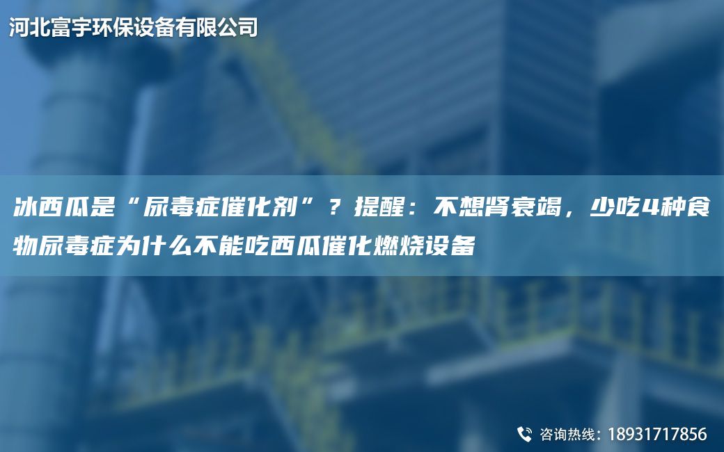 冰西瓜是“尿毒癥催化劑”？提醒：不想腎衰竭，少吃4種食物尿毒癥為什么不能吃西瓜催化燃燒設(shè)備