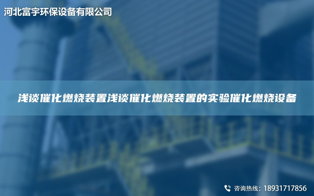 淺談催化燃燒裝置淺談催化燃燒裝置的實(shí)驗(yàn)催化燃燒設(shè)備