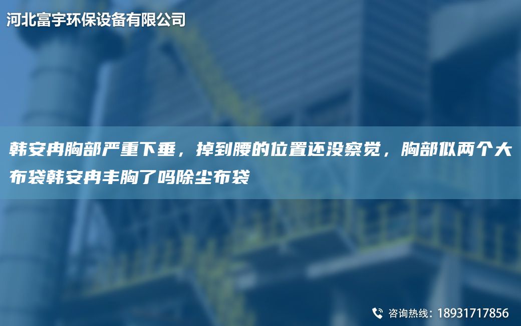 韓安冉胸部嚴(yán)重下垂，掉到腰的位置還沒(méi)察覺(jué)，胸部似兩個(gè)大布袋韓安冉豐胸了嗎除塵布袋
