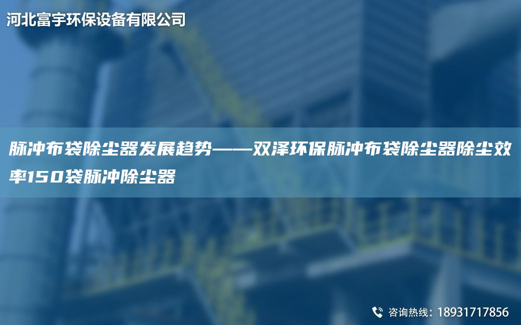 脈沖布袋除塵器發(fā)展趨勢(shì)——雙澤環(huán)保脈沖布袋除塵器除塵效率150袋脈沖除塵器