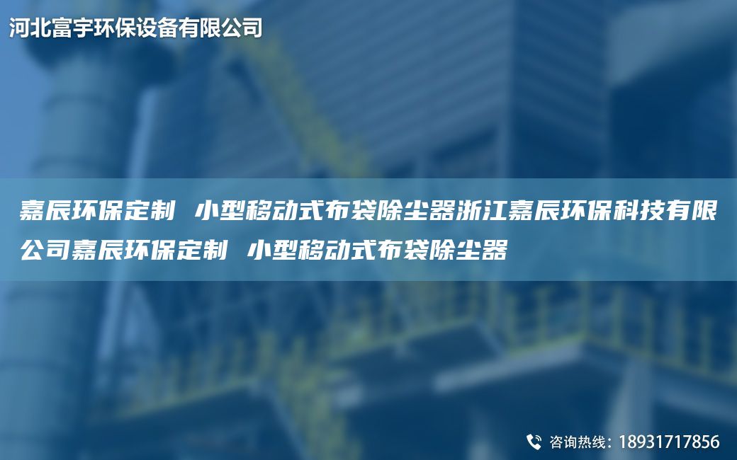 富宇環(huán)保定制 小型移動(dòng)式布袋除塵器浙江富宇環(huán)保科技有限公司富宇環(huán)保定制 小型移動(dòng)式布袋除塵器