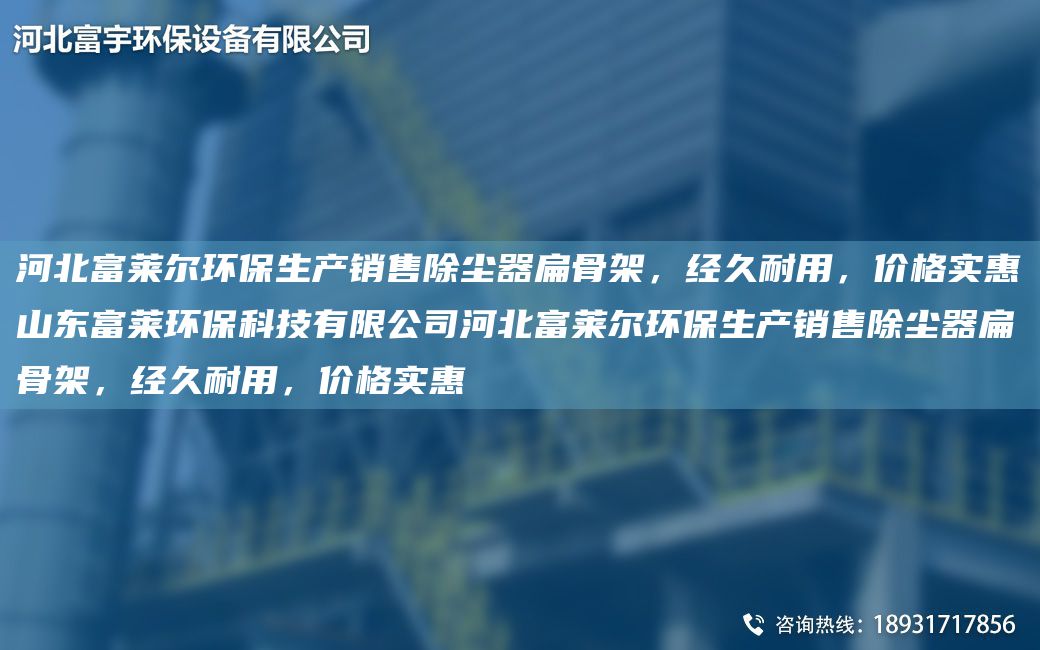 河北富萊爾環(huán)保生產(chǎn)銷售除塵器扁骨架，經(jīng)久耐用，價格實(shí)惠山東富萊環(huán)?？萍加邢薰竞颖备蝗R爾環(huán)保生產(chǎn)銷售除塵器扁骨架，經(jīng)久耐用，價格實(shí)惠