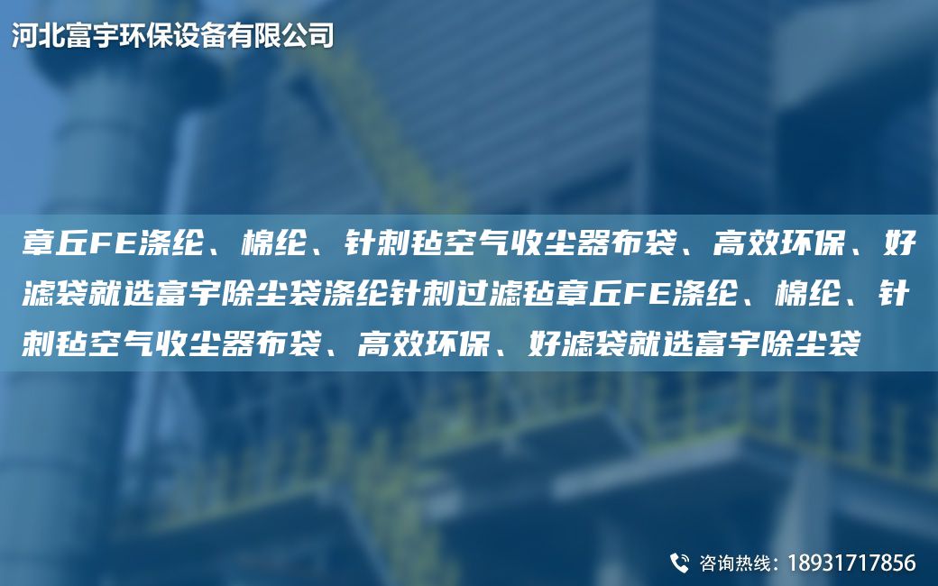 章丘FE滌綸、棉綸、針刺氈空氣收塵器布袋、高效環(huán)保、好濾袋就選富宇除塵袋滌綸針刺過濾氈章丘FE滌綸、棉綸、針刺氈空氣收塵器布袋、高效環(huán)保、好濾袋就選富宇除塵袋