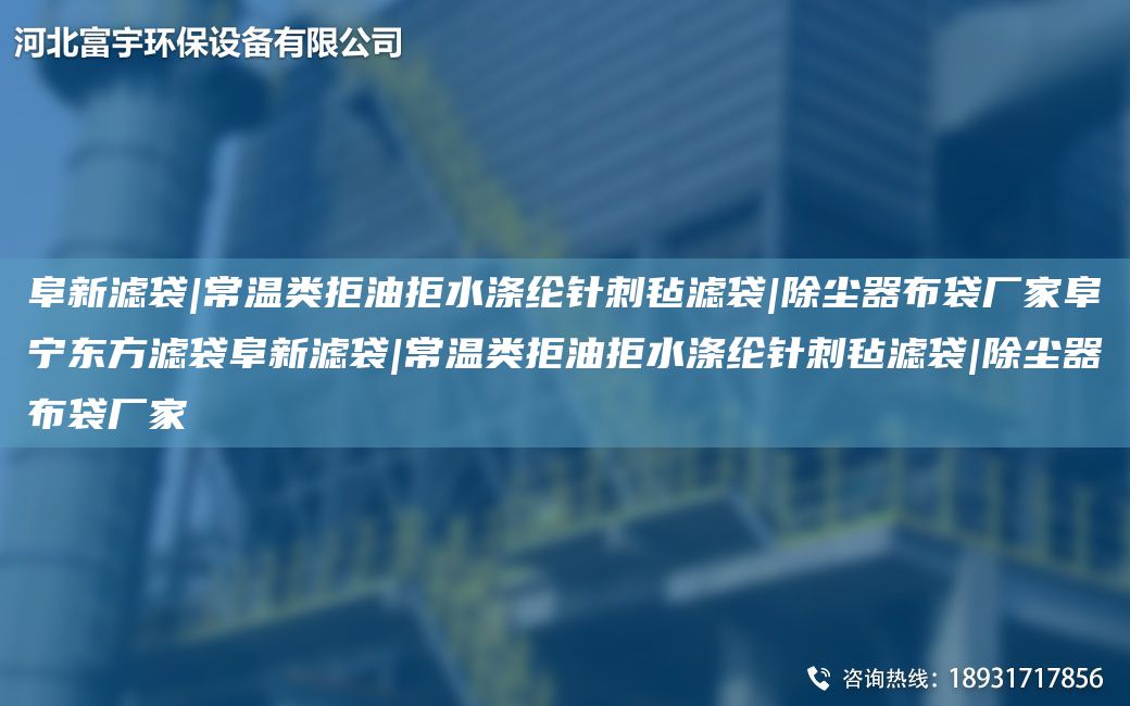 阜新濾袋|常溫類拒油拒水滌綸針刺氈濾袋|除塵器布袋廠家阜寧東方濾袋阜新濾袋|常溫類拒油拒水滌綸針刺氈濾袋|除塵器布袋廠家