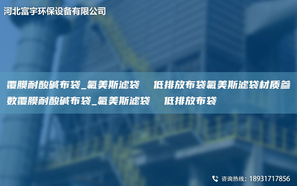 覆膜耐酸堿布袋_氟美斯濾袋  低排放布袋氟美斯濾袋材質(zhì)參數(shù)覆膜耐酸堿布袋_氟美斯濾袋  低排放布袋