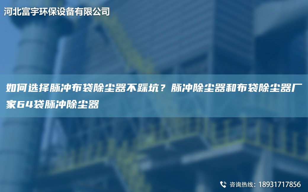 如何選擇脈沖布袋除塵器不踩坑？脈沖除塵器和布袋除塵器廠家64袋脈沖除塵器
