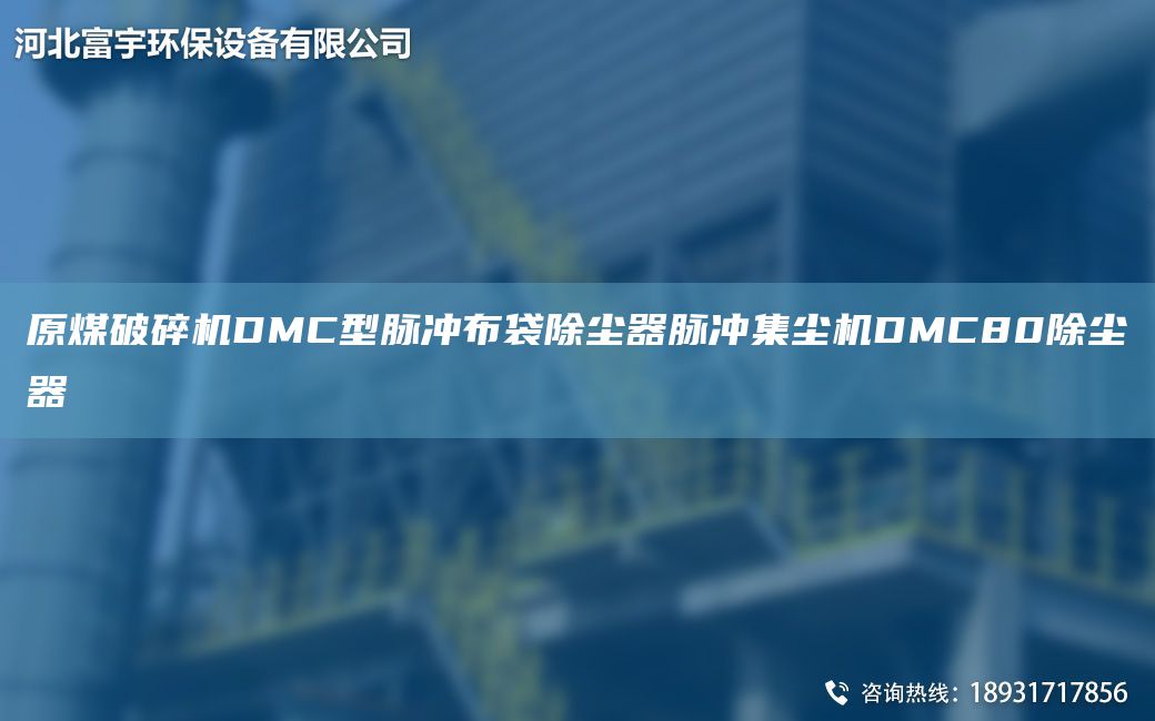 原煤破碎機(jī)DMC型脈沖布袋除塵器脈沖集塵機(jī)DMC80除塵器
