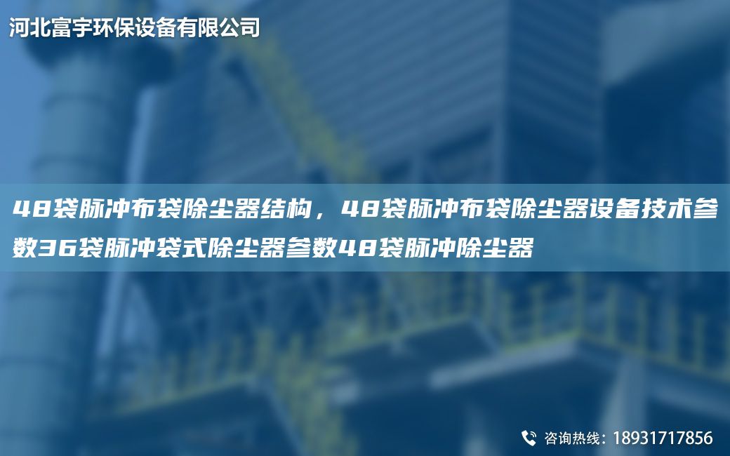 48袋脈沖布袋除塵器結(jié)構(gòu)，48袋脈沖布袋除塵器設(shè)備技術(shù)參數(shù)36袋脈沖袋式除塵器參數(shù)48袋脈沖除塵器