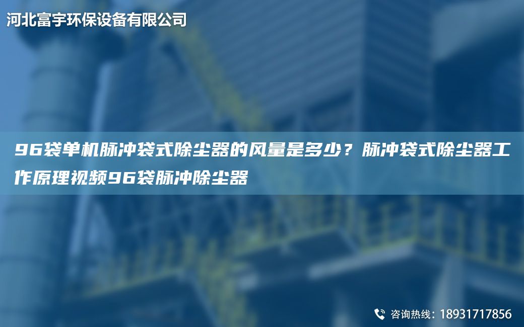 96袋單機(jī)脈沖袋式除塵器的風(fēng)量是多少？脈沖袋式除塵器工作原理視頻96袋脈沖除塵器