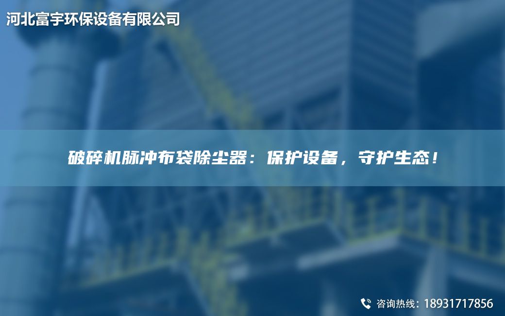 破碎機(jī)脈沖布袋除塵器：保護(hù)設(shè)備，守護(hù)生態(tài)！