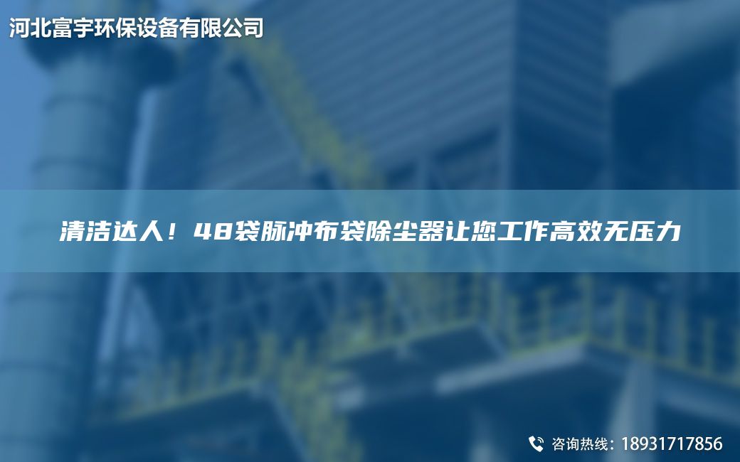 清潔達(dá)人！48袋脈沖布袋除塵器讓您工作高效無(wú)壓力