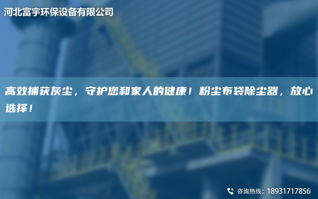 高效捕獲灰塵，守護(hù)您和家人的健康！粉塵布袋除塵器，放心選擇！
