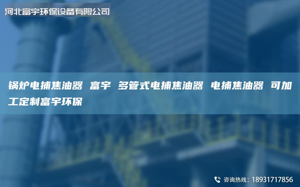 鍋爐電捕焦油器 富宇 多管式電捕焦油器 電捕焦油器 可加工定制富宇環(huán)保