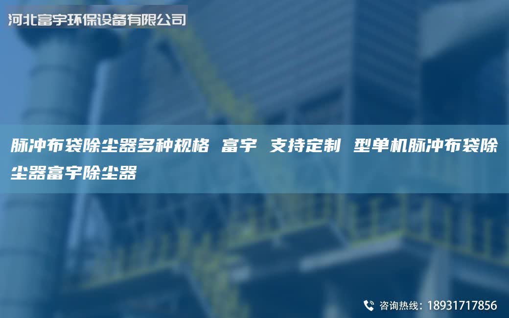 脈沖布袋除塵器多種規(guī)格 富宇 支持定制 型單機(jī)脈沖布袋除塵器富宇除塵器