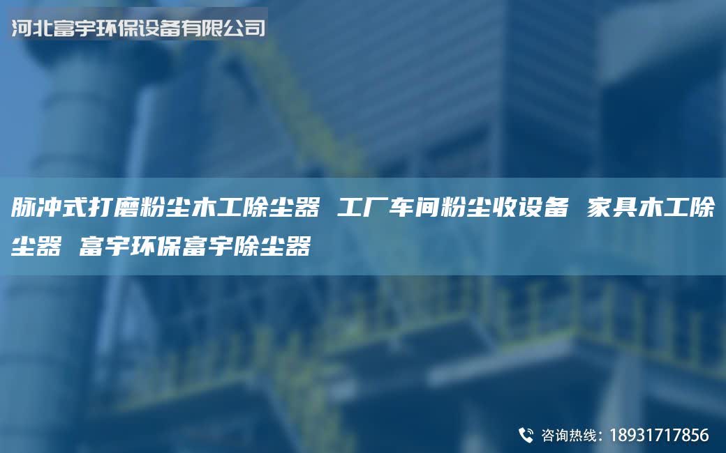 脈沖式打磨粉塵木工除塵器 工廠車間粉塵收設(shè)備 家具木工除塵器 富宇環(huán)保富宇除塵器