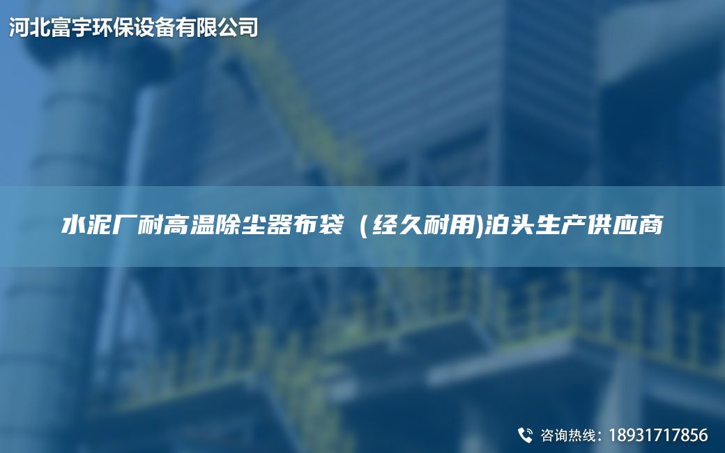 水泥廠耐高溫除塵器布袋（經(jīng)久耐用)泊頭生產(chǎn)供應(yīng)商