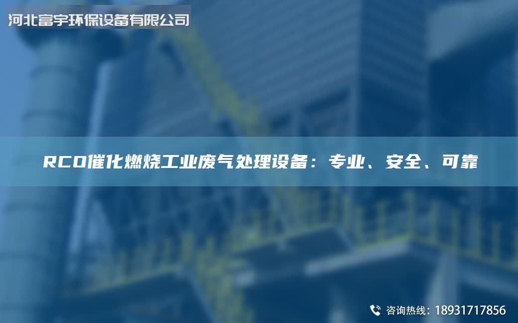 RCO催化燃燒工業(yè)廢氣處理設(shè)備：專業(yè)、安全、可靠
